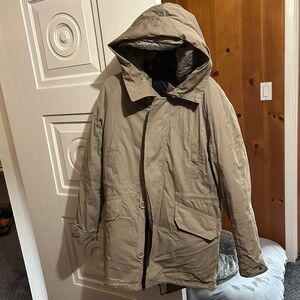 YS Army men’s parka goose down jacket
